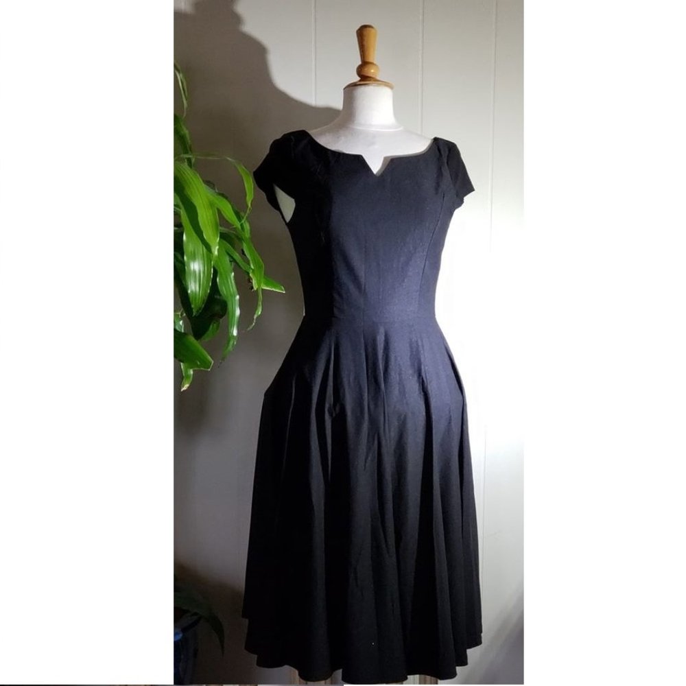 Black Vintage Retro 50s Dress #31